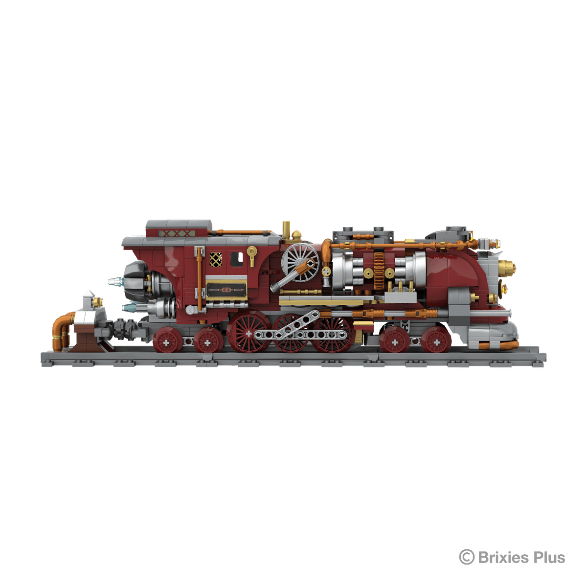 BRIXIES Plus Steampunk Race Car