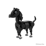 BRIXIES Plus Farmbuddies Horse black / Horse black