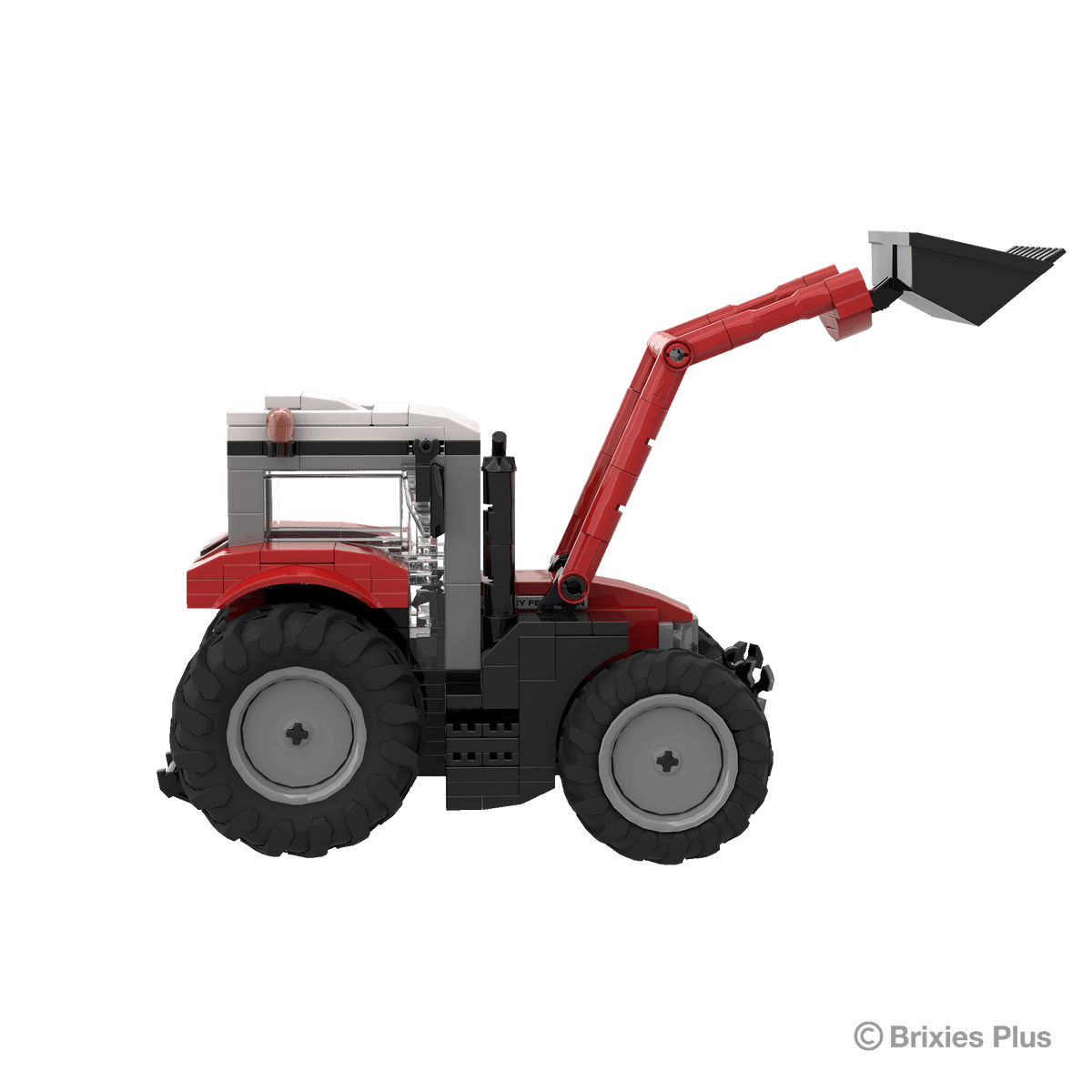 BRIXIES Plus Massey 5S with front loader - 1:32