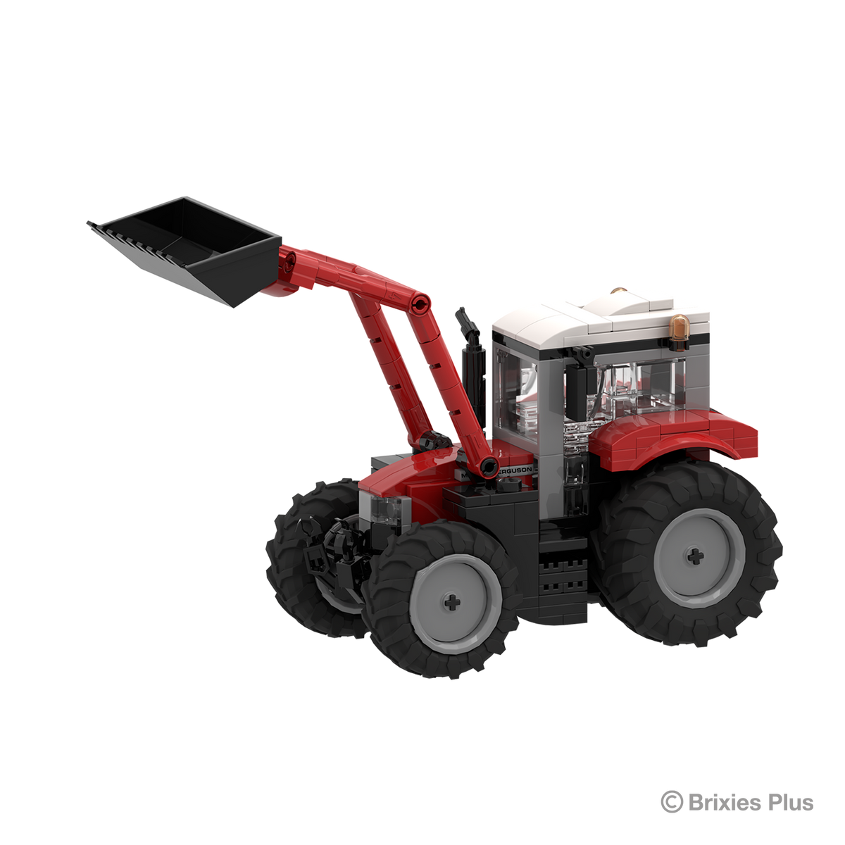 BRIXIES Plus Massey 5S with front loader - 1:32