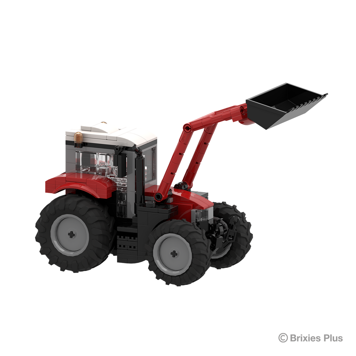 BRIXIES Plus Massey 5S with front loader - 1:32