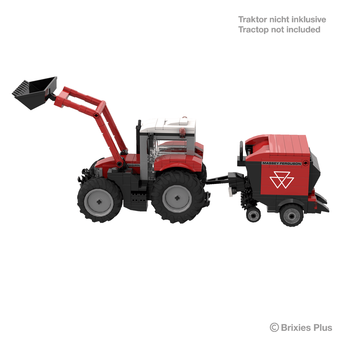 BRIXIES Plus Massey Ferguson RB F round baler - 1:32
