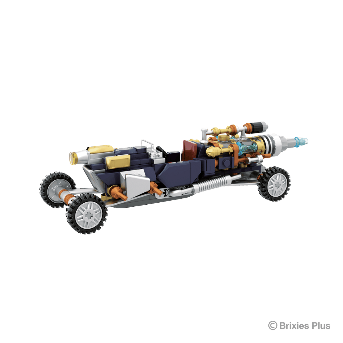 BRIXIES Plus Steampunk Race Car