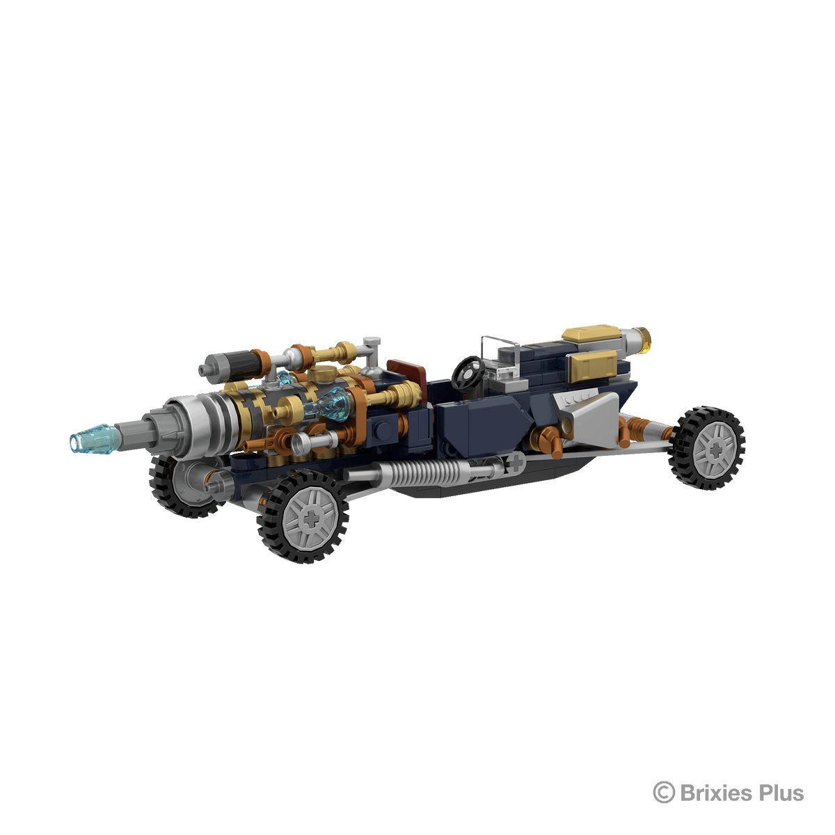 BRIXIES Plus Steampunk Race Car