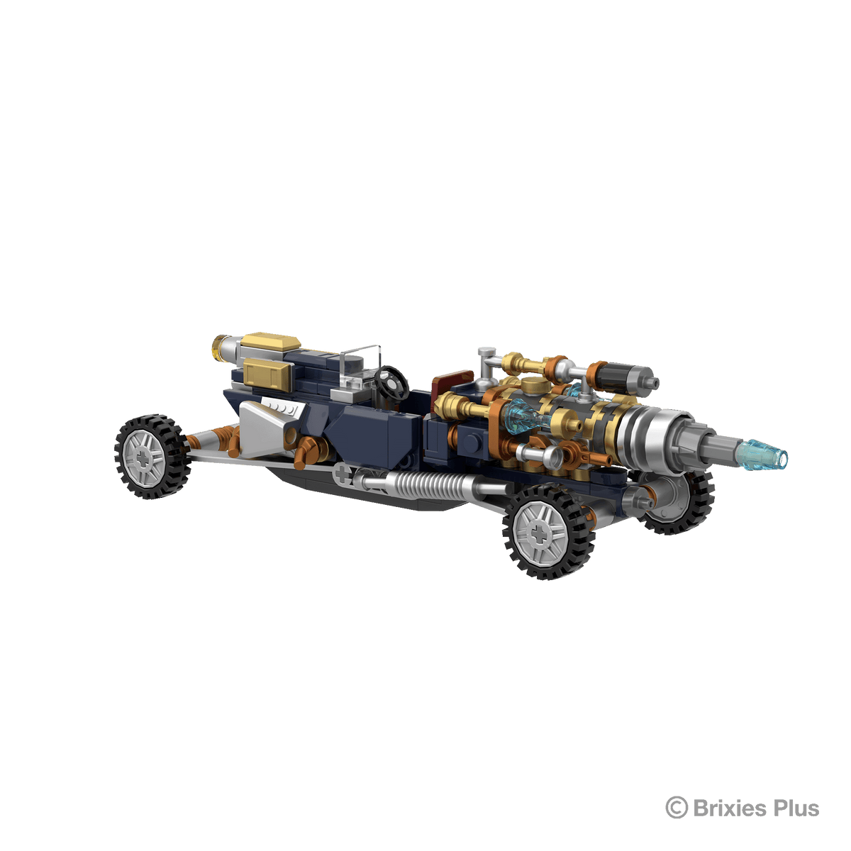 BRIXIES Plus Steampunk Race Car