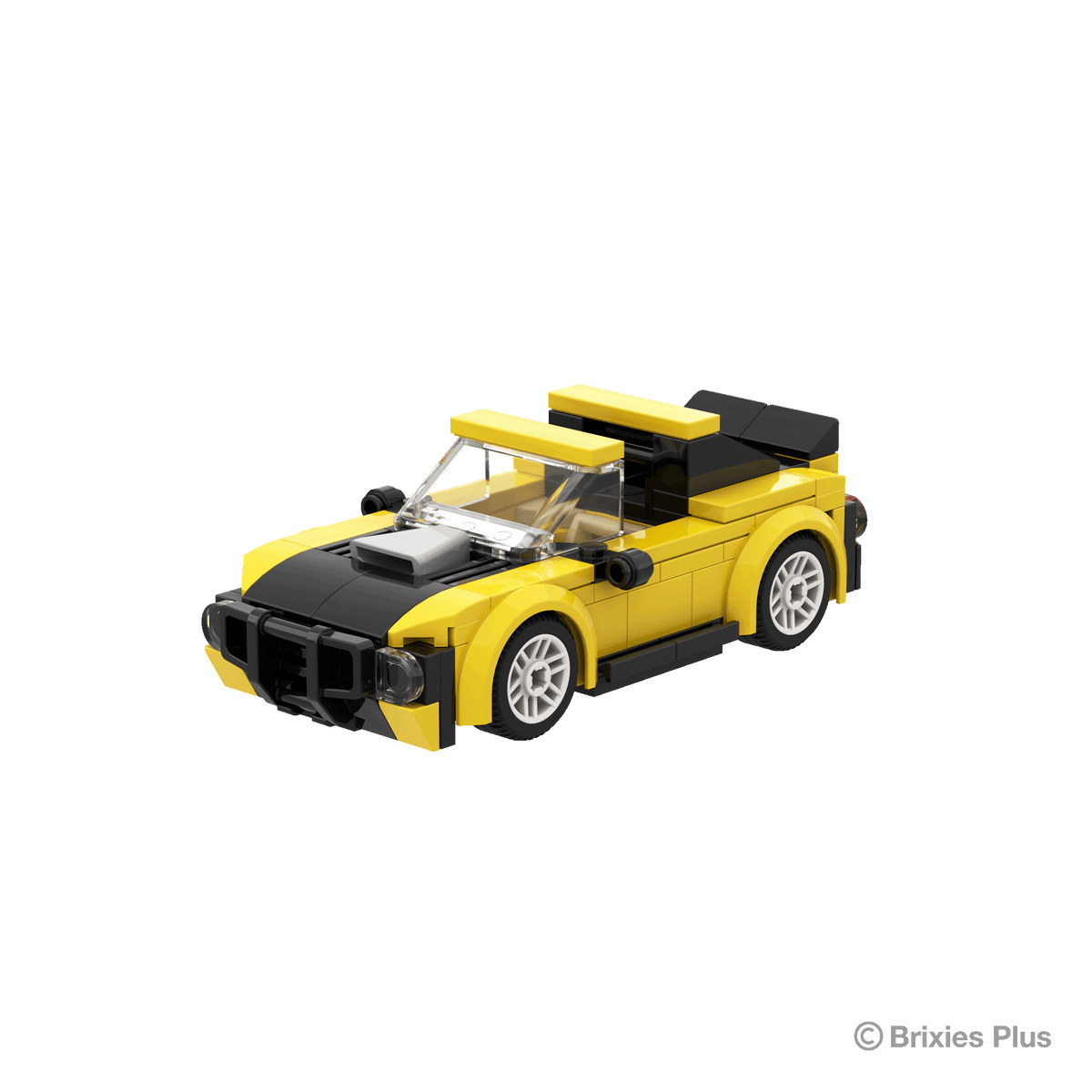 Mini Rennwagen gelb / Mini Racer yellow