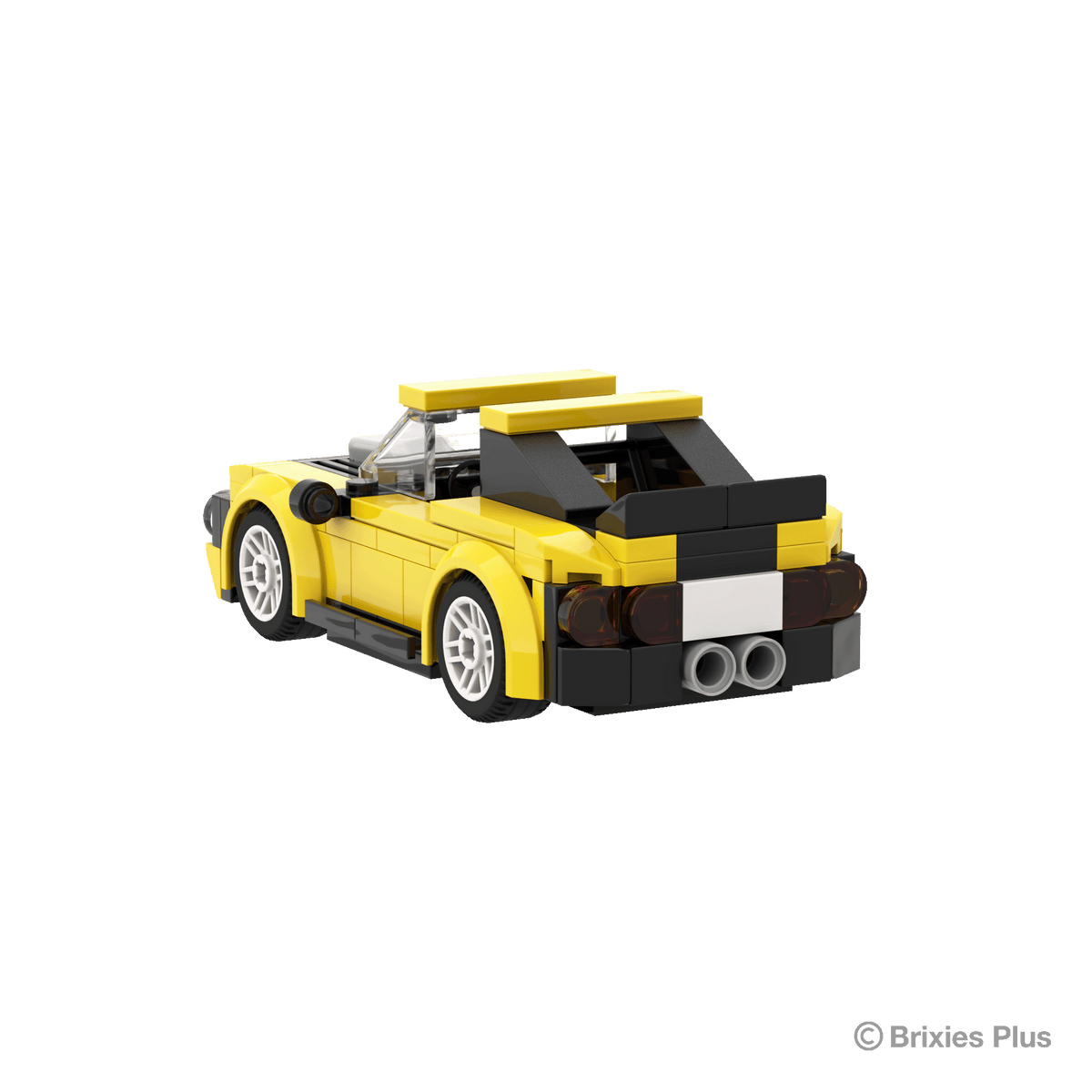 Mini Rennwagen gelb / Mini Racer yellow