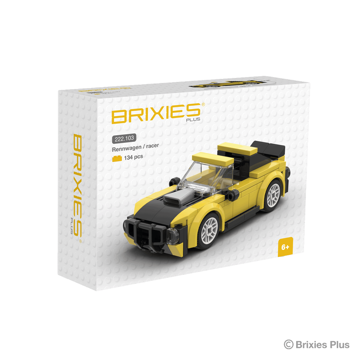 BRIXIES Plus Mini Racer yellow / Mini Racer yellow