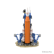 BRIXIES Plus rocket with satellite / Space Rocket with satellite