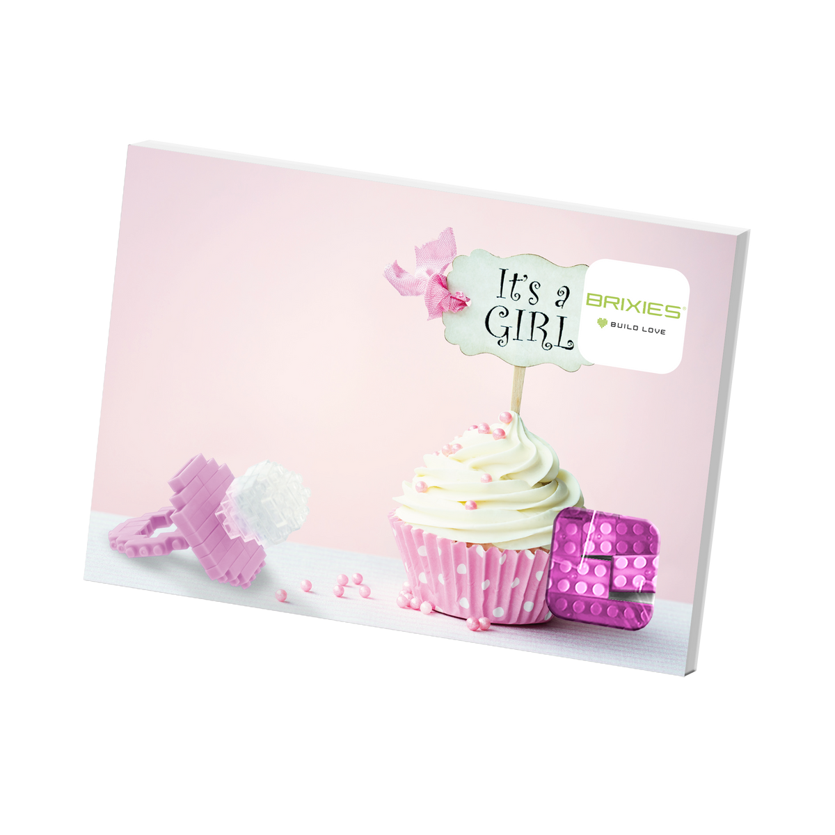 Postkarte Baby Mädchen