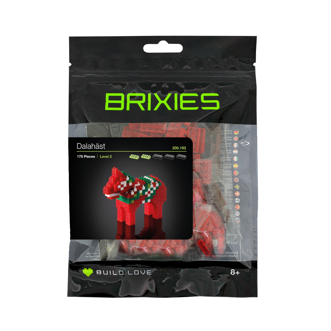 BRIXIES Dala Horse