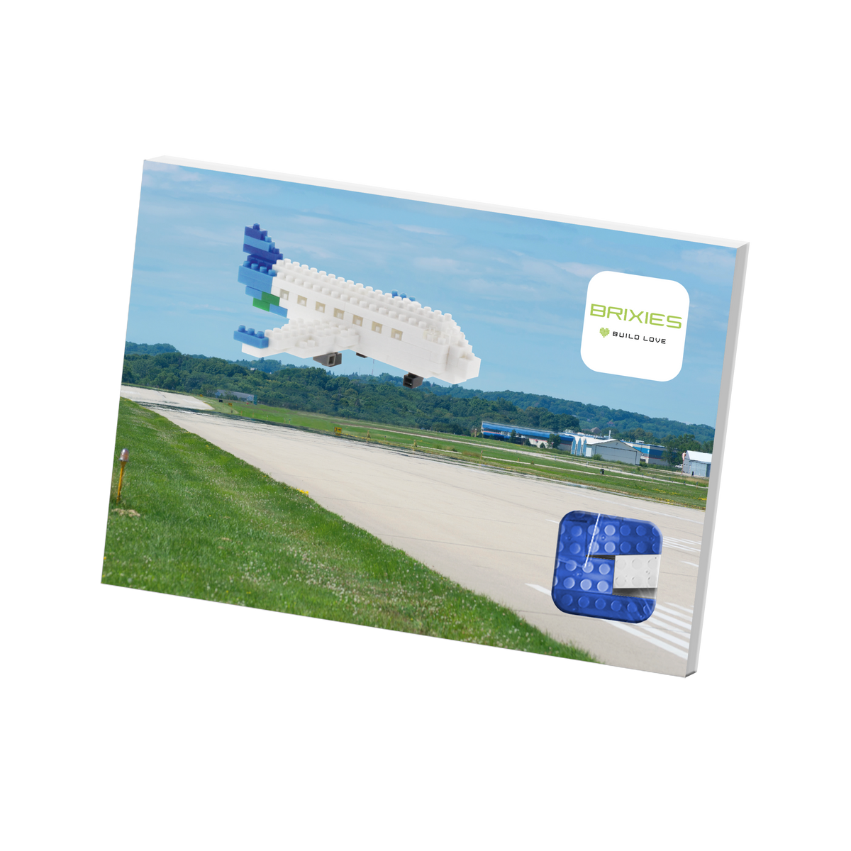 BRIXIES Postcard Airplane