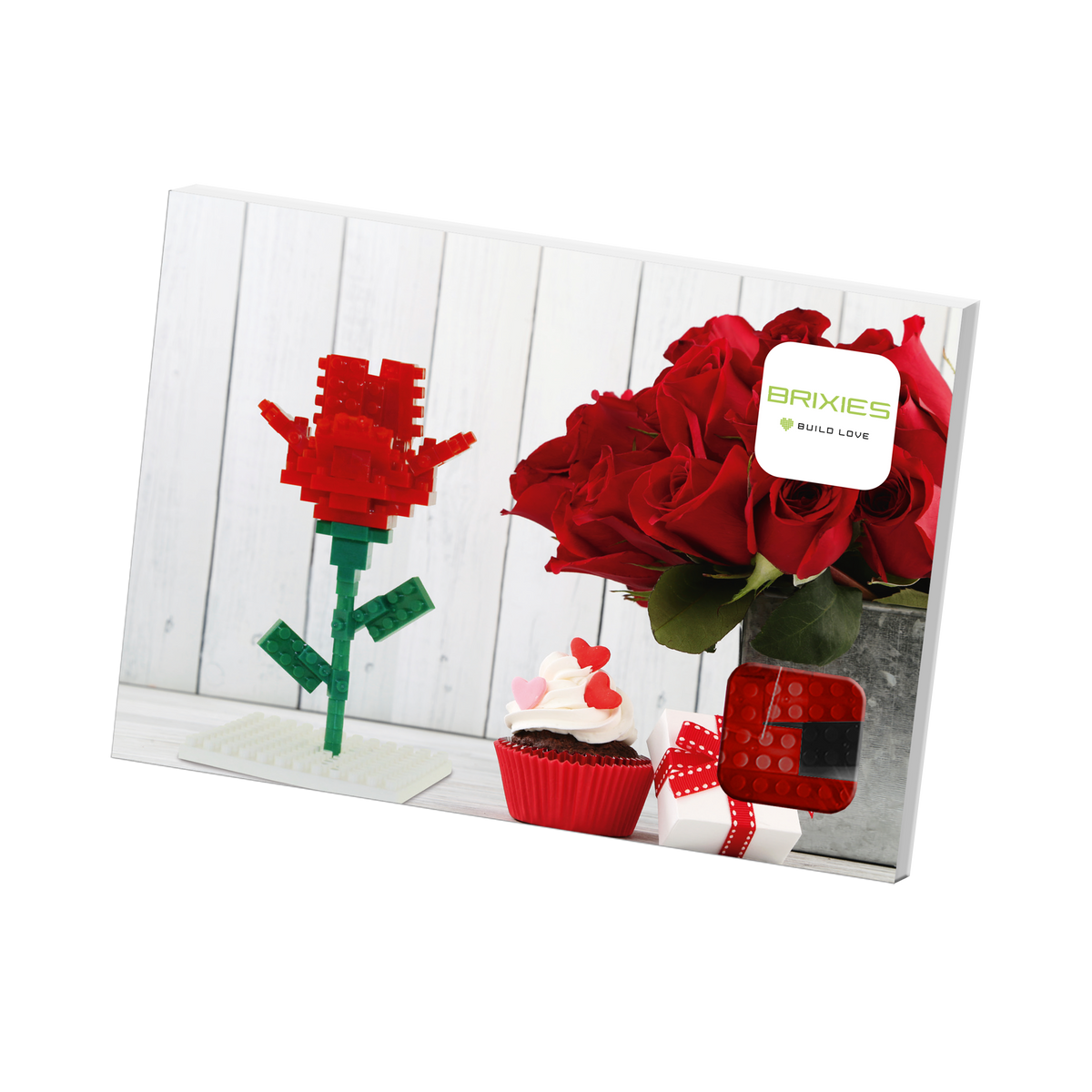 BRIXIES postcard flower