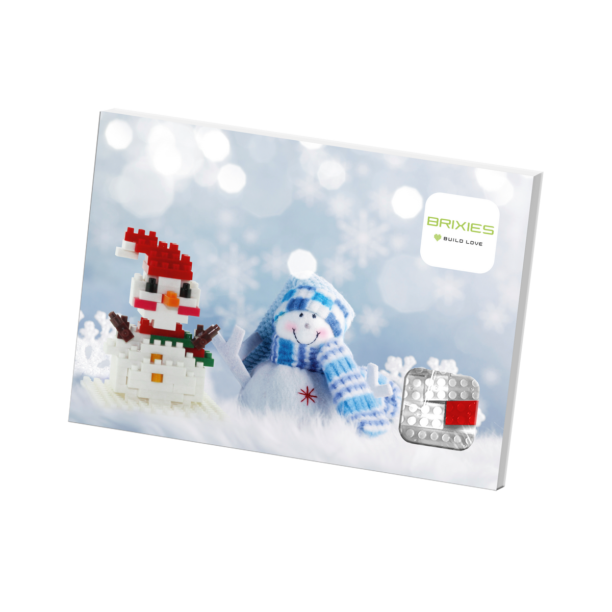 Postkarte Schneemann
