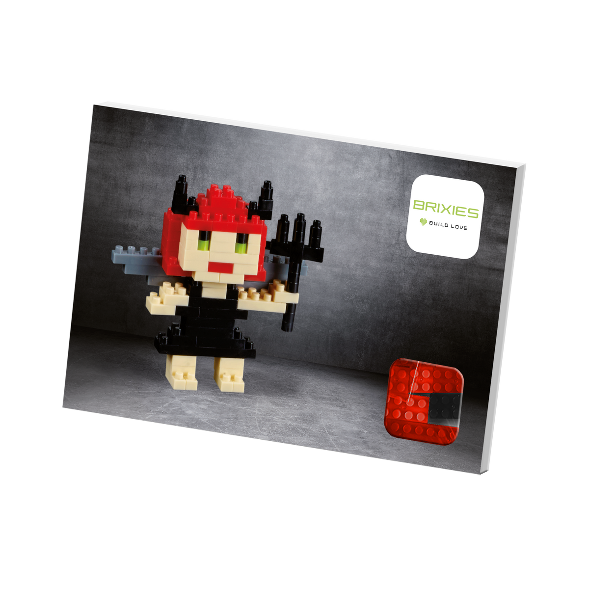 BRIXIES Postcard Devil