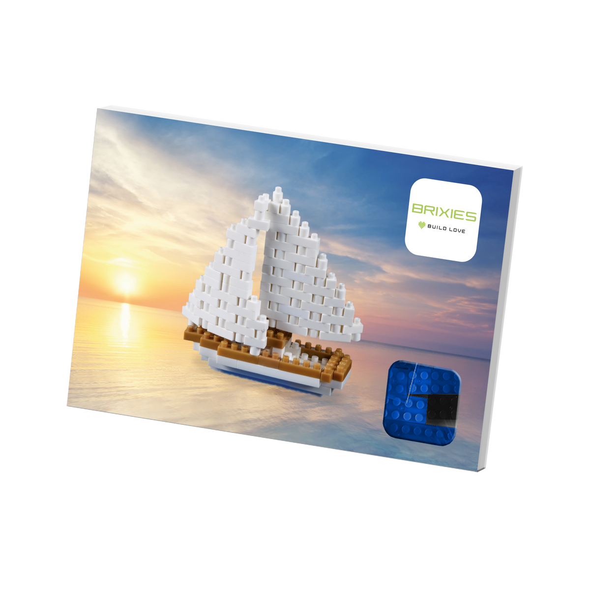 BRIXIES Postcard Sailing Ship