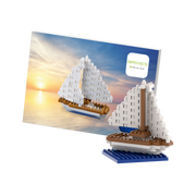 BRIXIES Postcard Sailing Ship