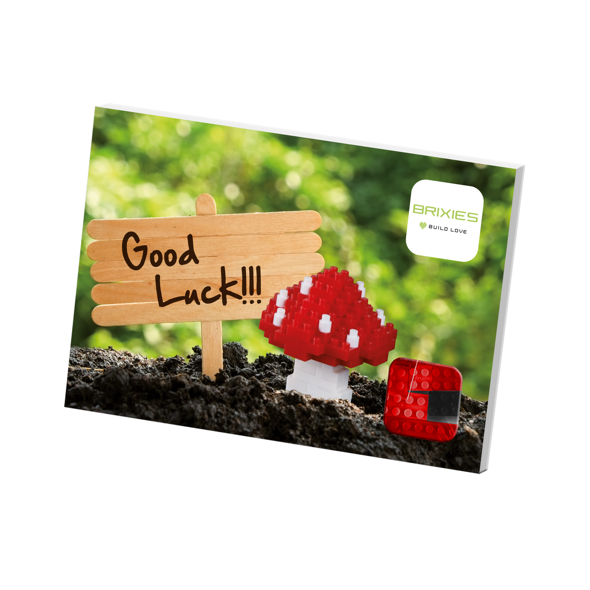 Postkarte Glückspilz