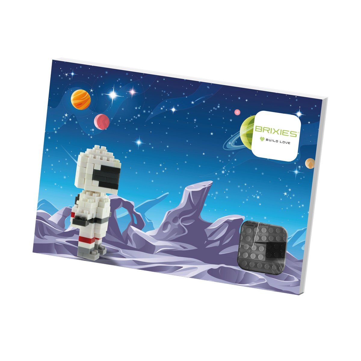 BRIXIES Postcard Astronaut