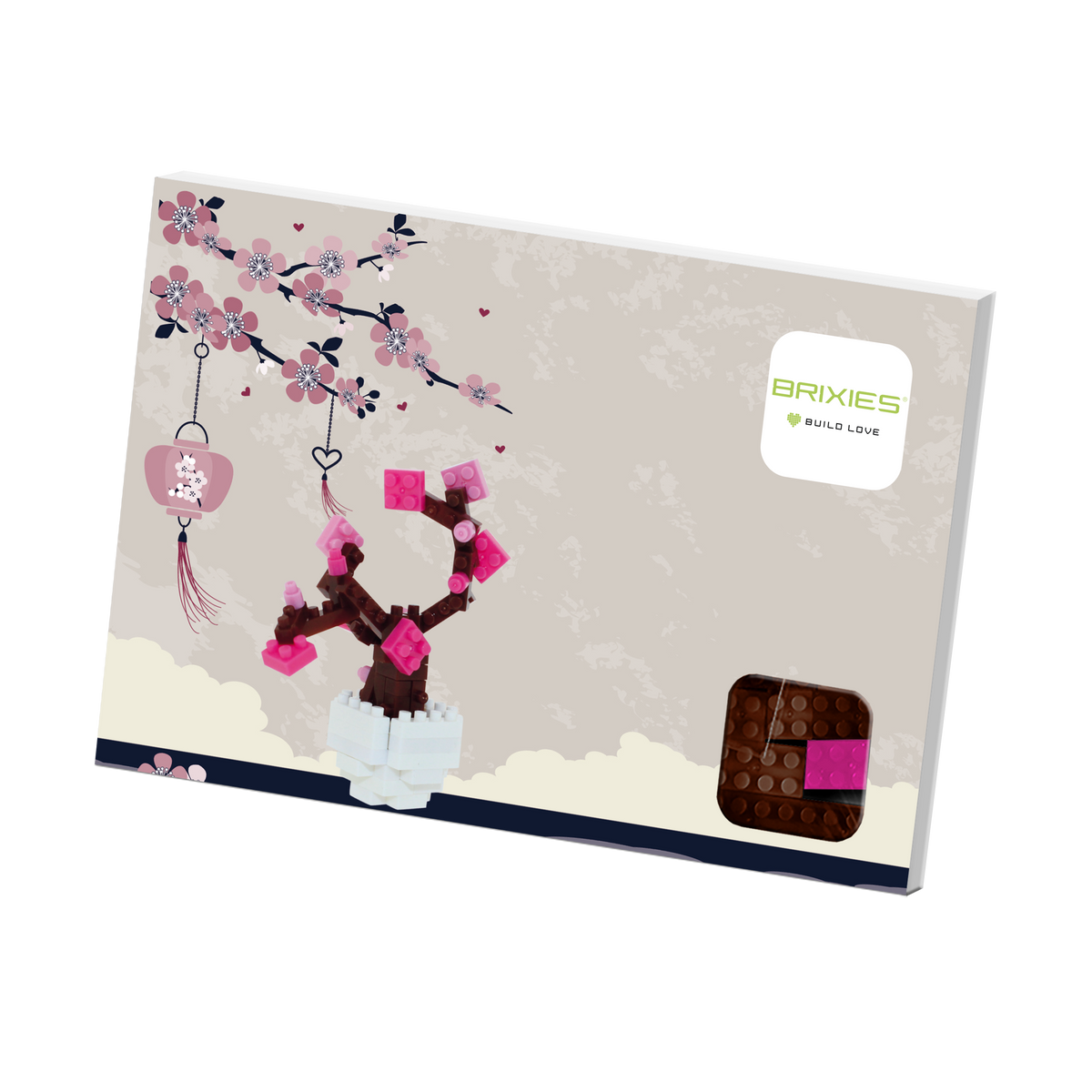BRIXIES postcard cherry tree