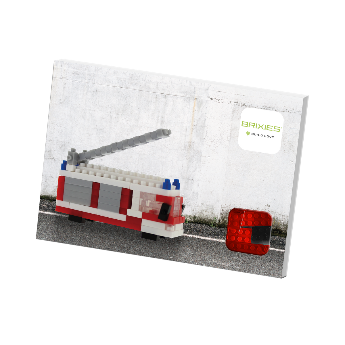 BRIXIES postcard fire department