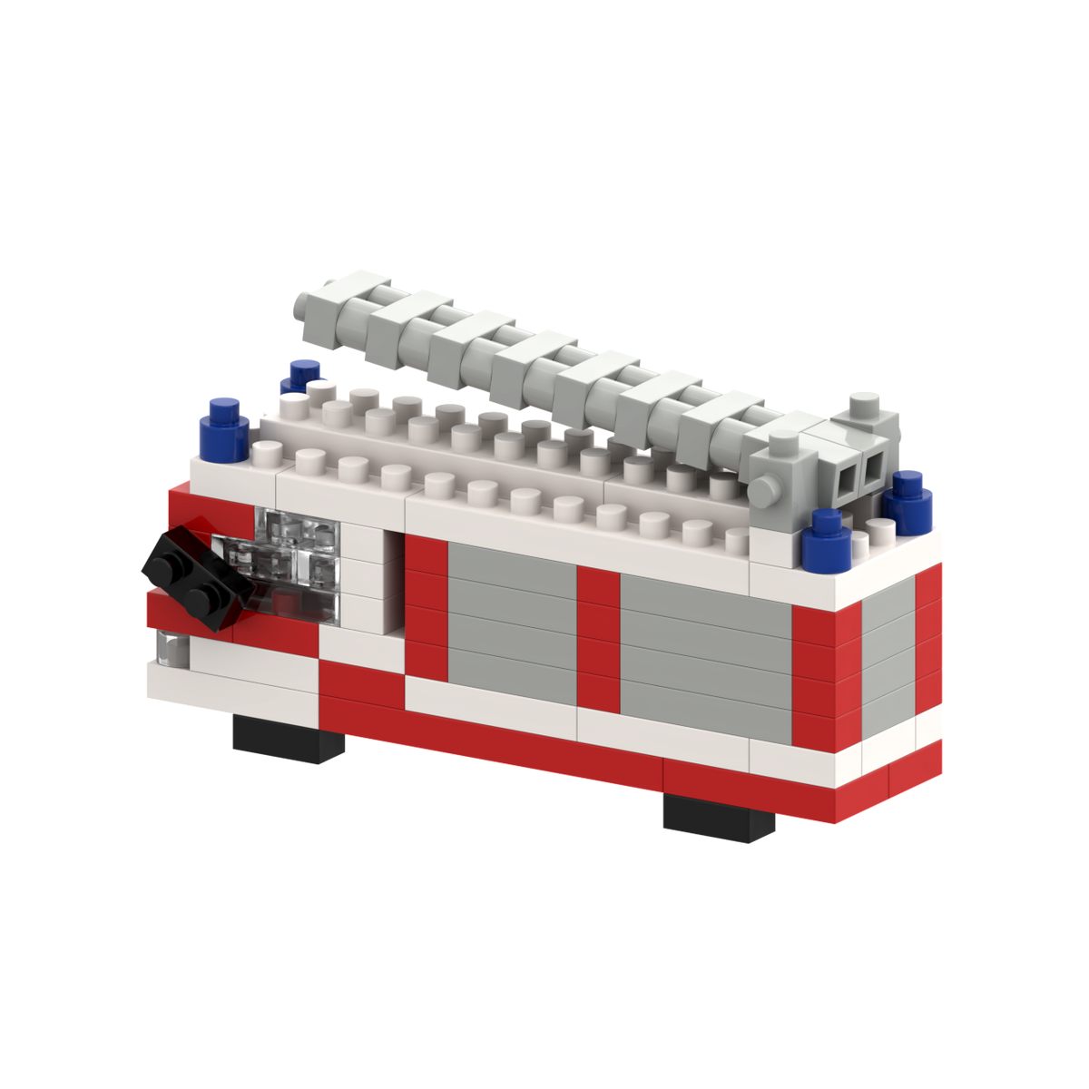 BRIXIES postcard fire department