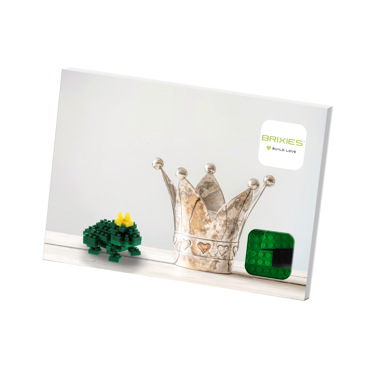 BRIXIES Postcard Frog Prince