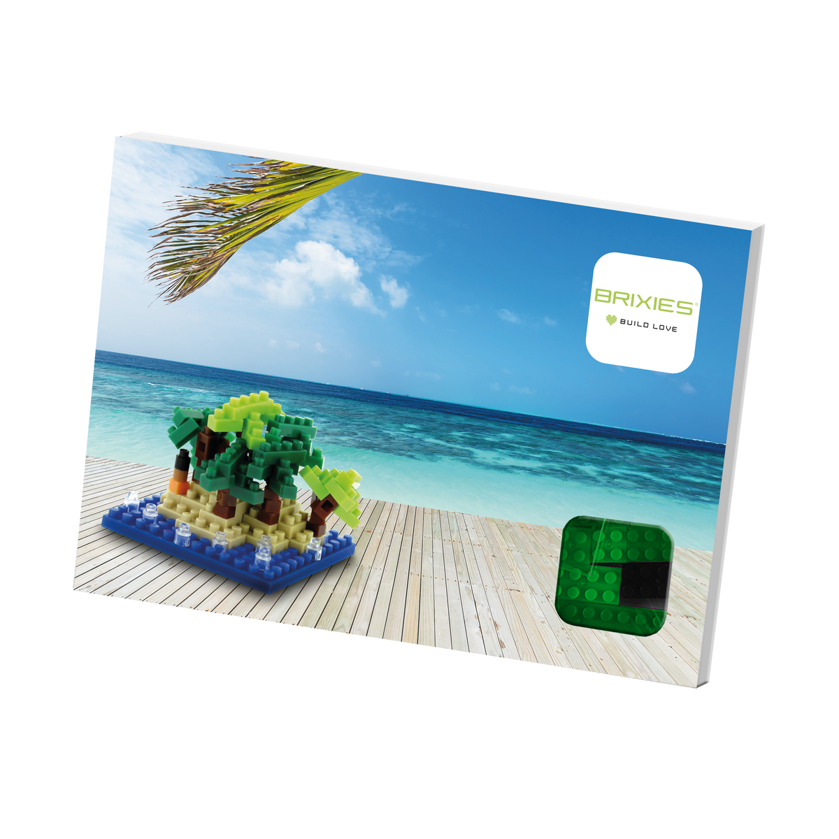 BRIXIES postcard Happy Holiday