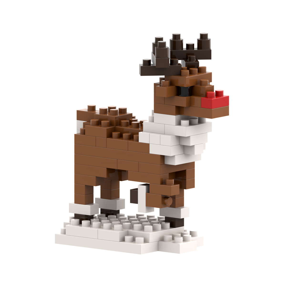 BRIXIES postcard reindeer