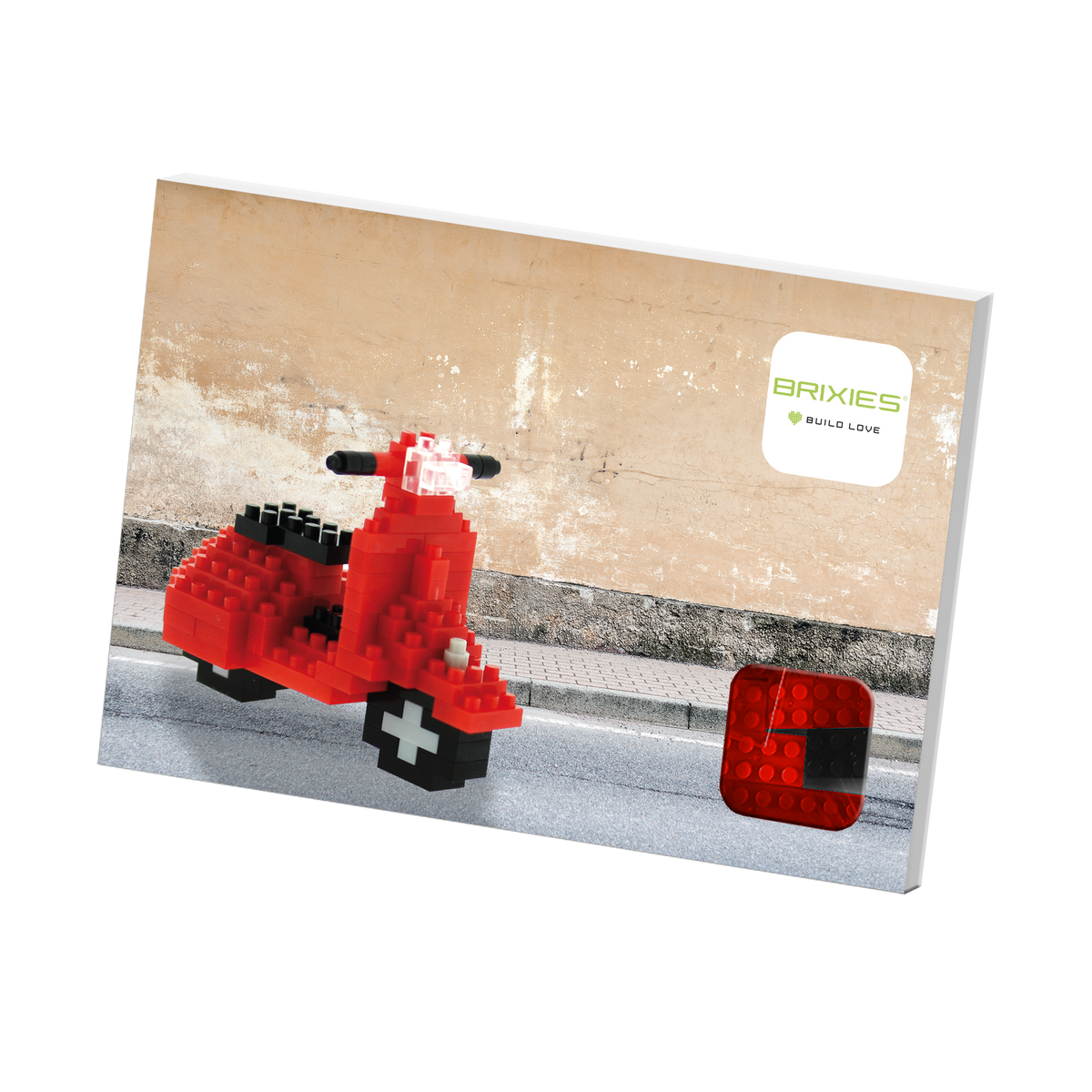 BRIXIES Postcard Scooter