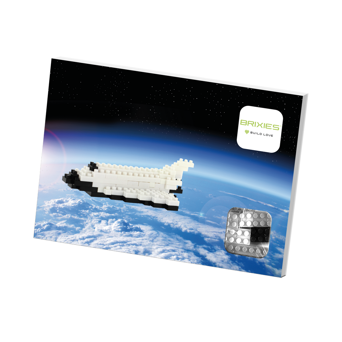 BRIXIES postcard space shuttle