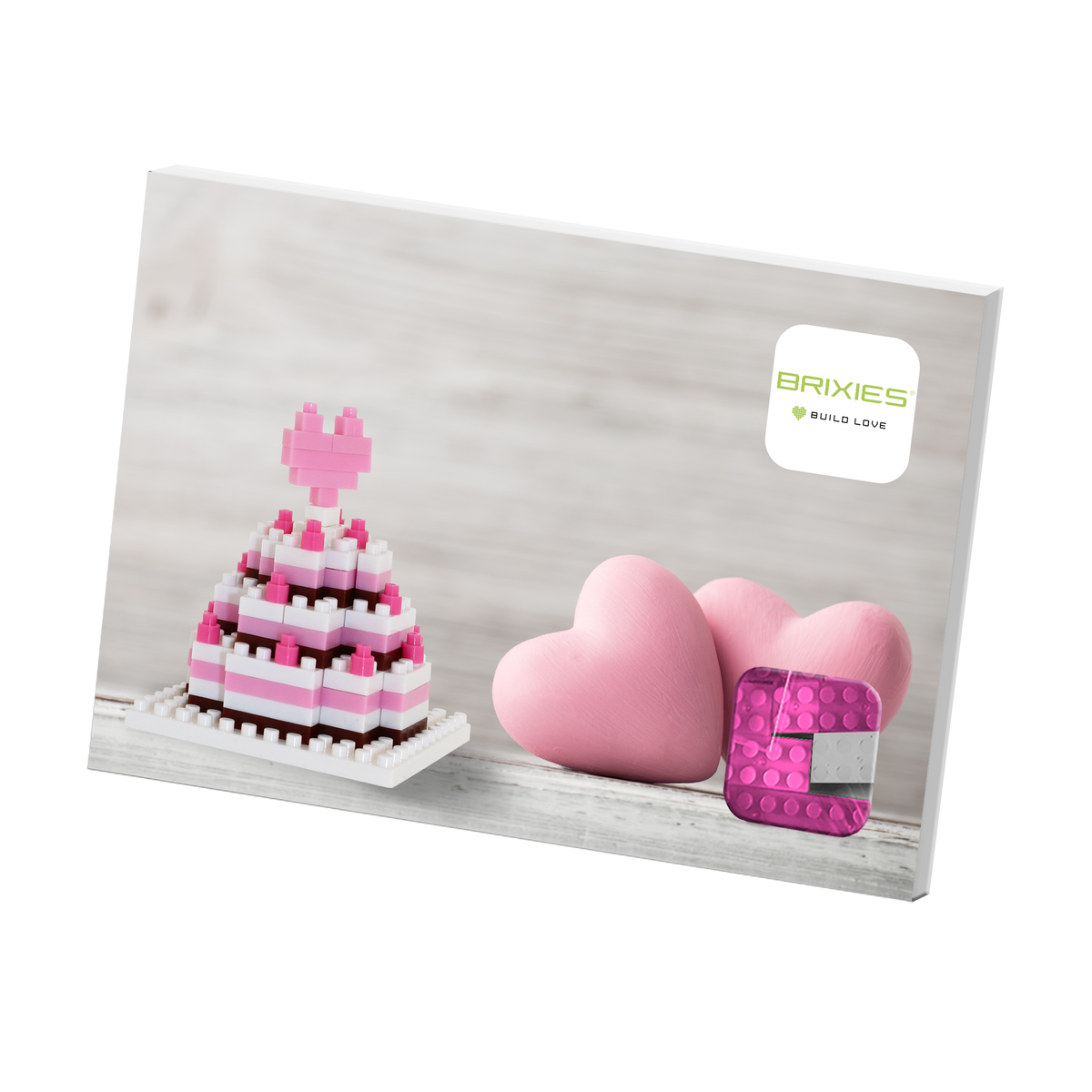 BRIXIES postcard wedding cake
